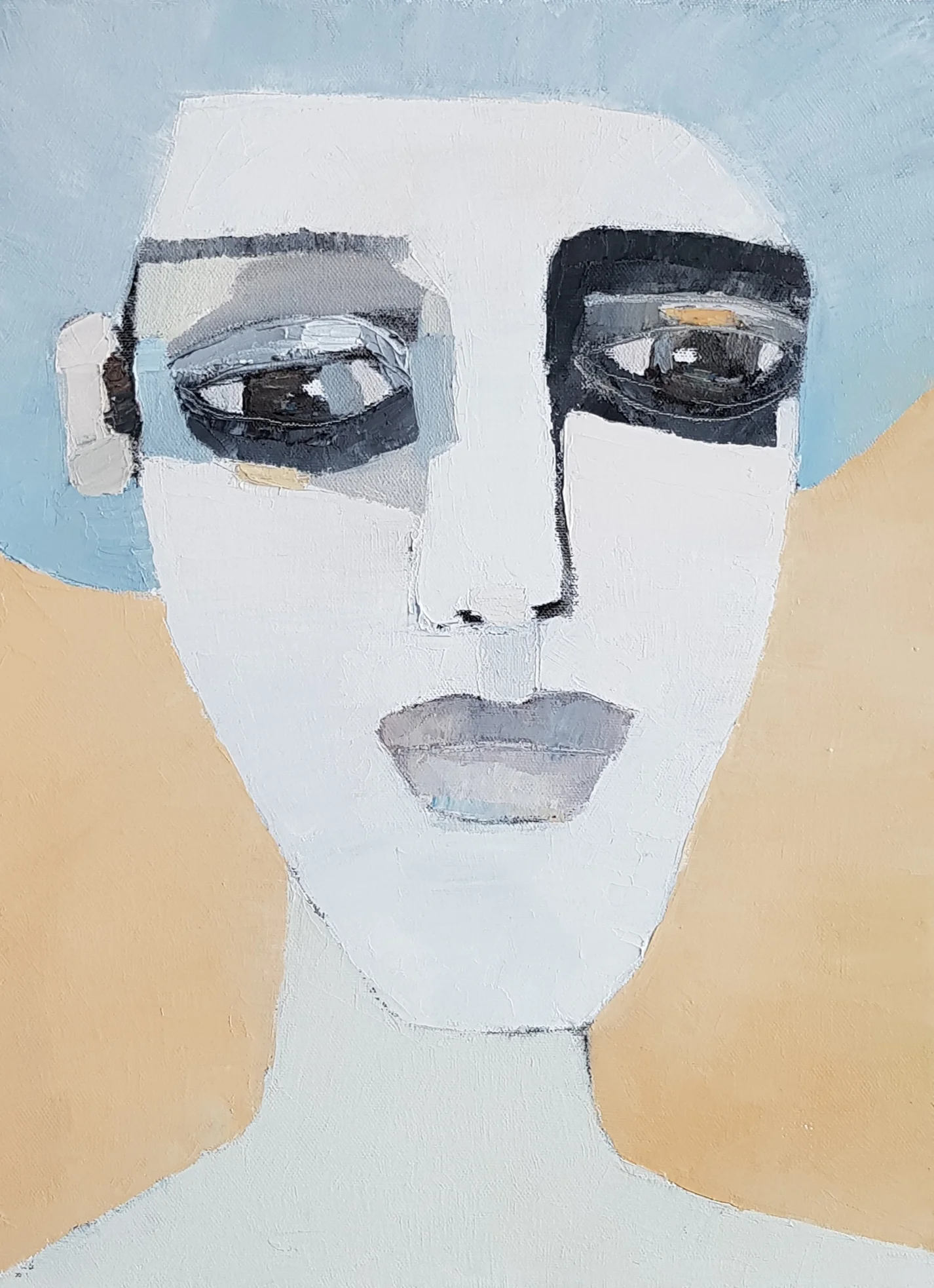 Anticipation, 30 x 40 cm i olja