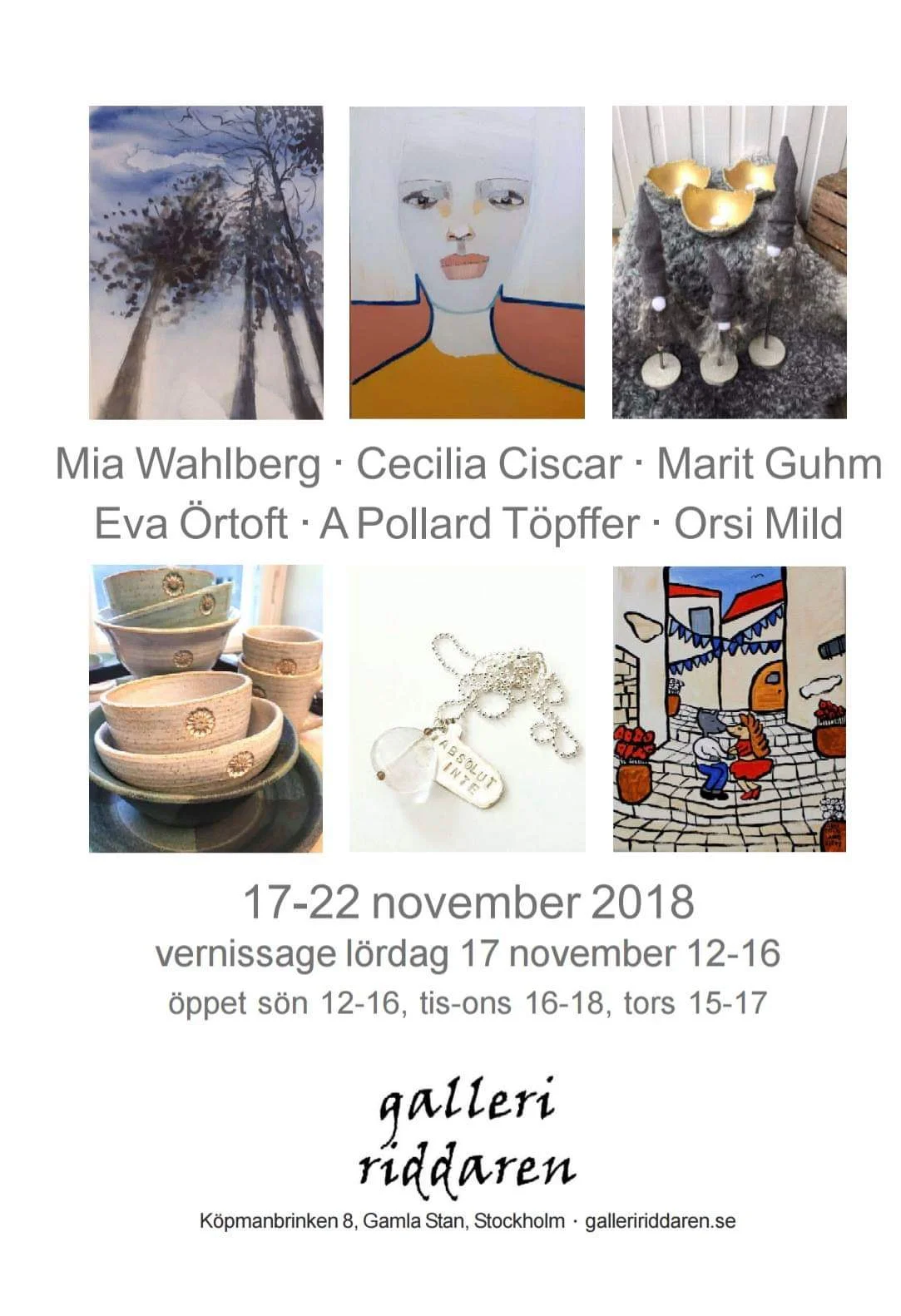 Inbjudan Galleri Riddaren nov 2018.jpeg