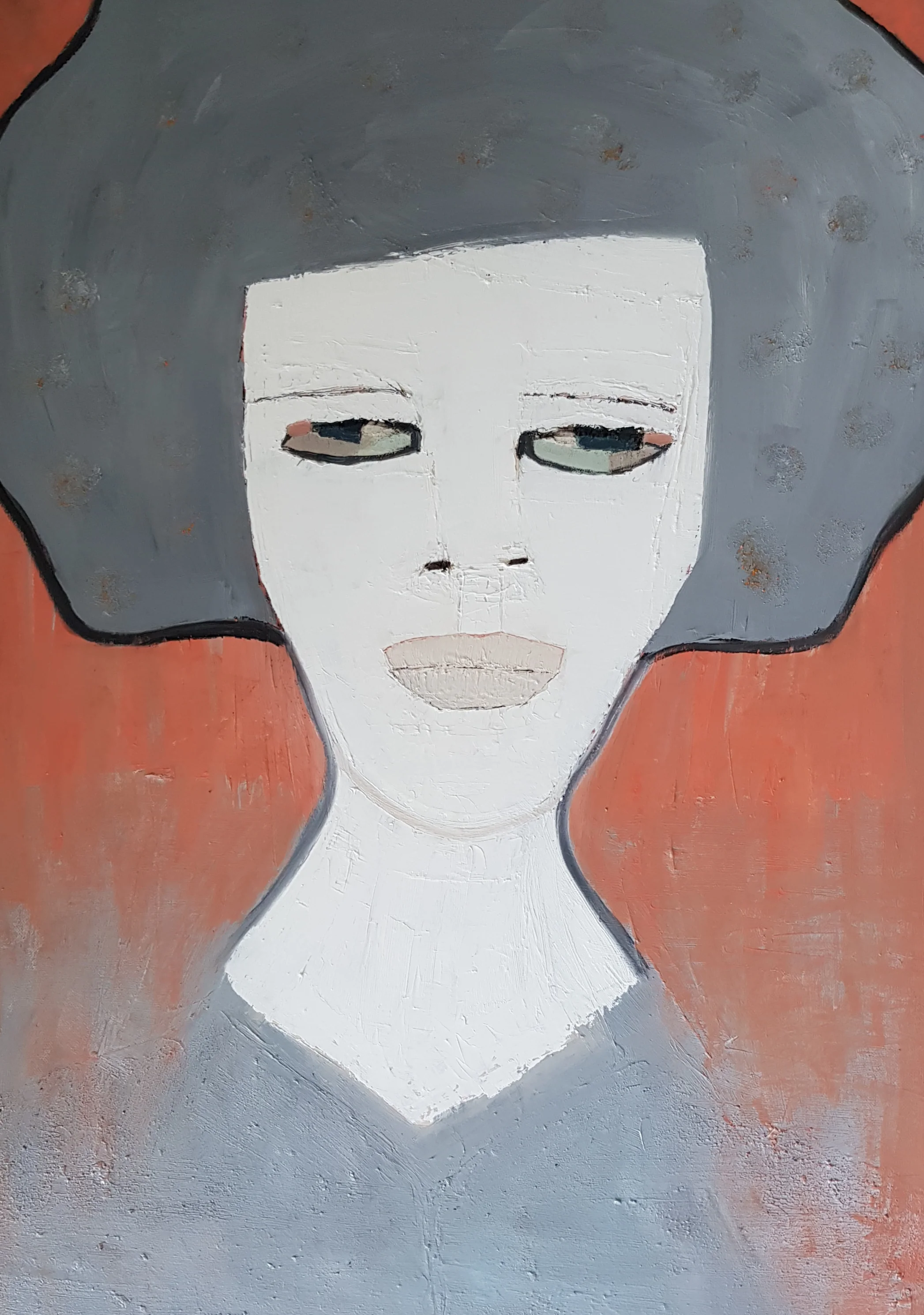 Courage to trust, 60 x 80 cm i olja