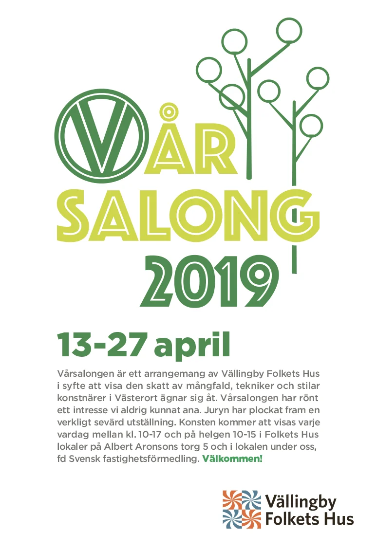 Vårsalongen i Vällingby var en upplevelse! Wow, vilken uppslutning!