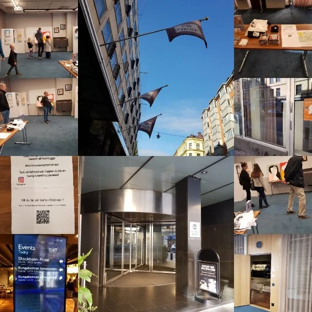 Min konst på Konstrundan på Kungsholmen 2019, på Hotell Clarion Amaranten