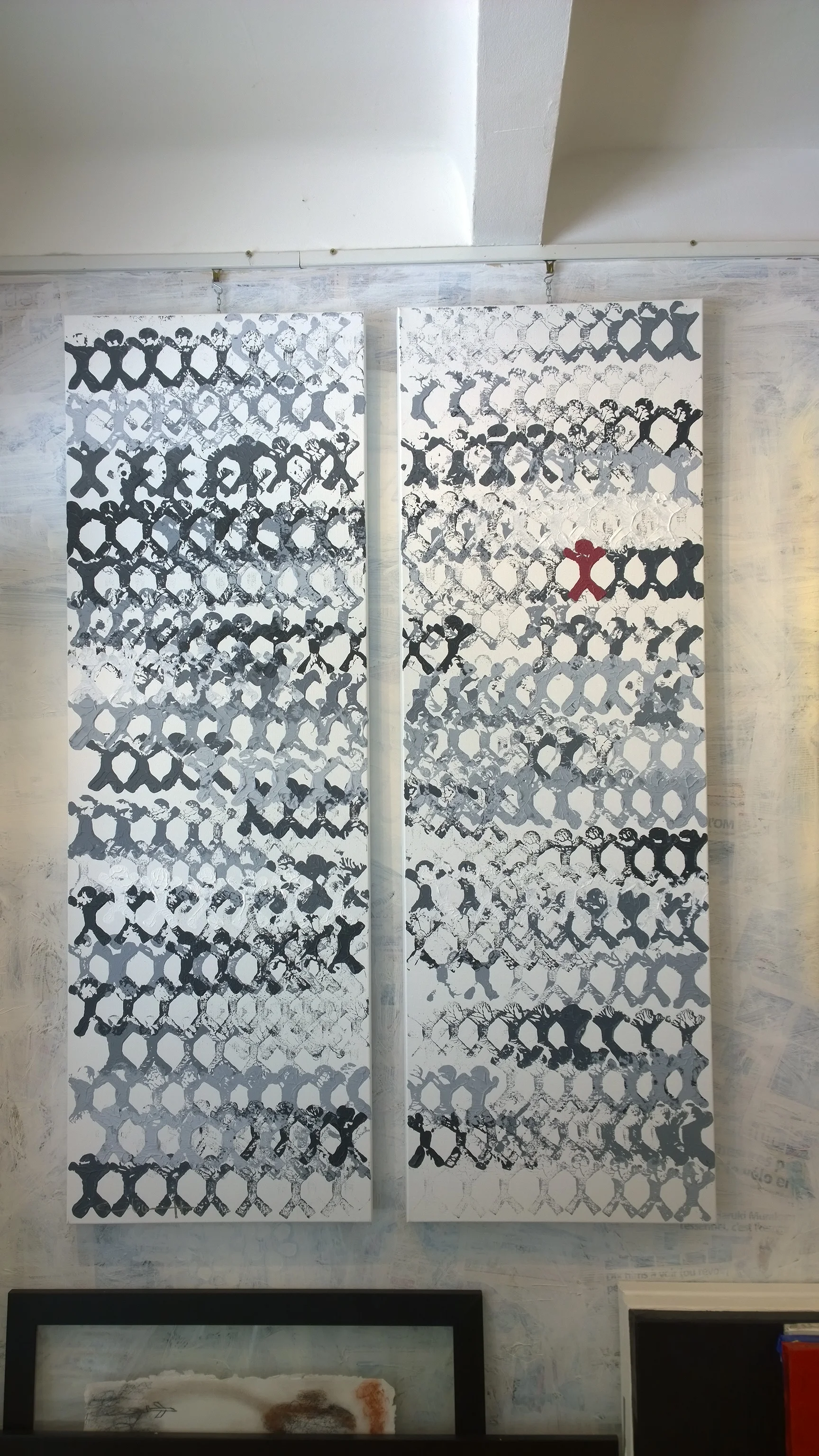 YOU ARE EXCEPTIONAL (tu est exceptionnel) acrylique sur toile, DIP-TIC, 150x100cm 3'100 euros