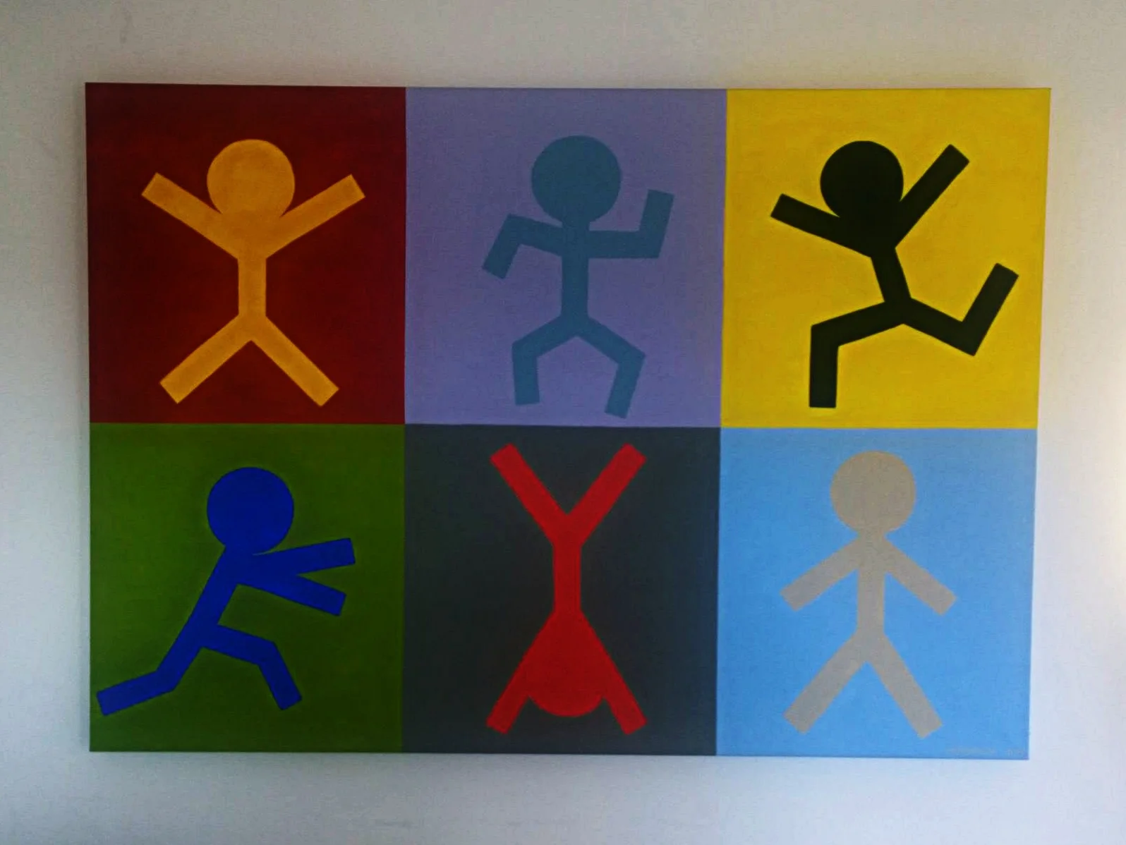 LE GOUT ET LES COULEURS acrylique sur toile, 160x114cm 4'900 euros