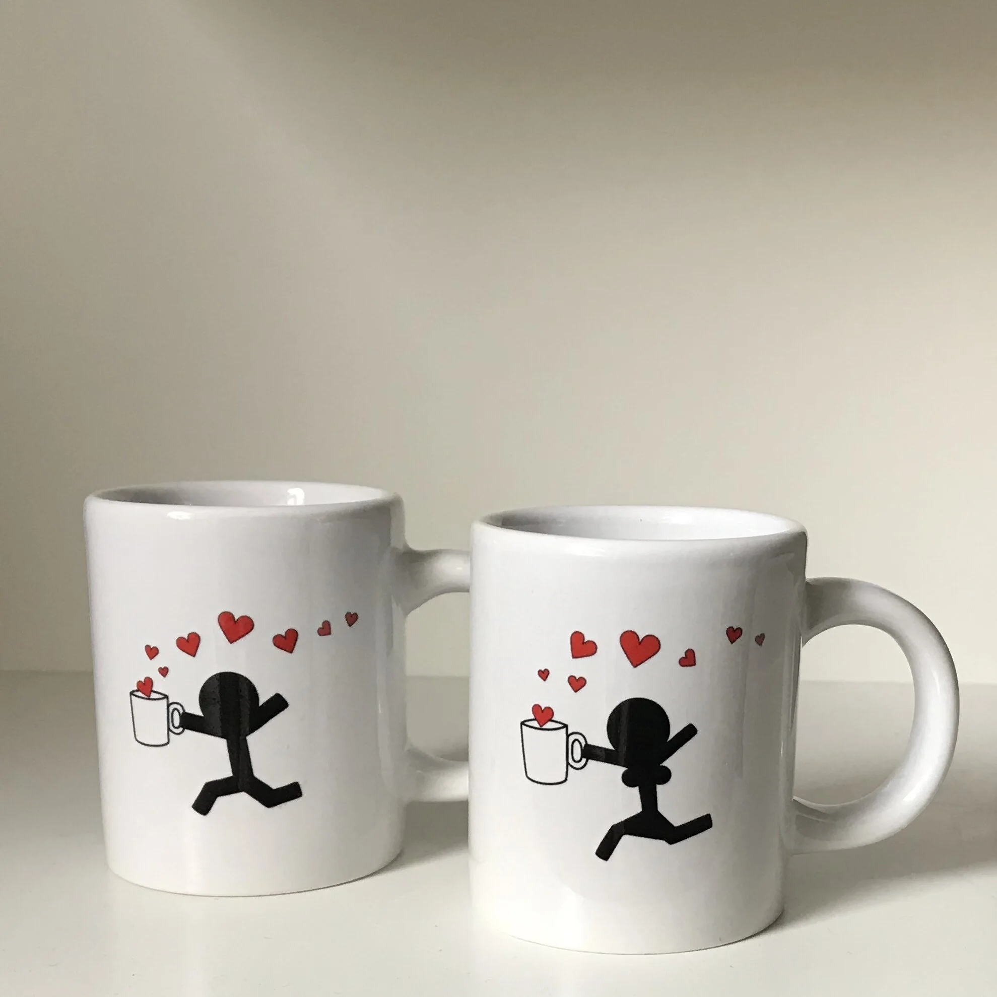 espresso mugs couple in love