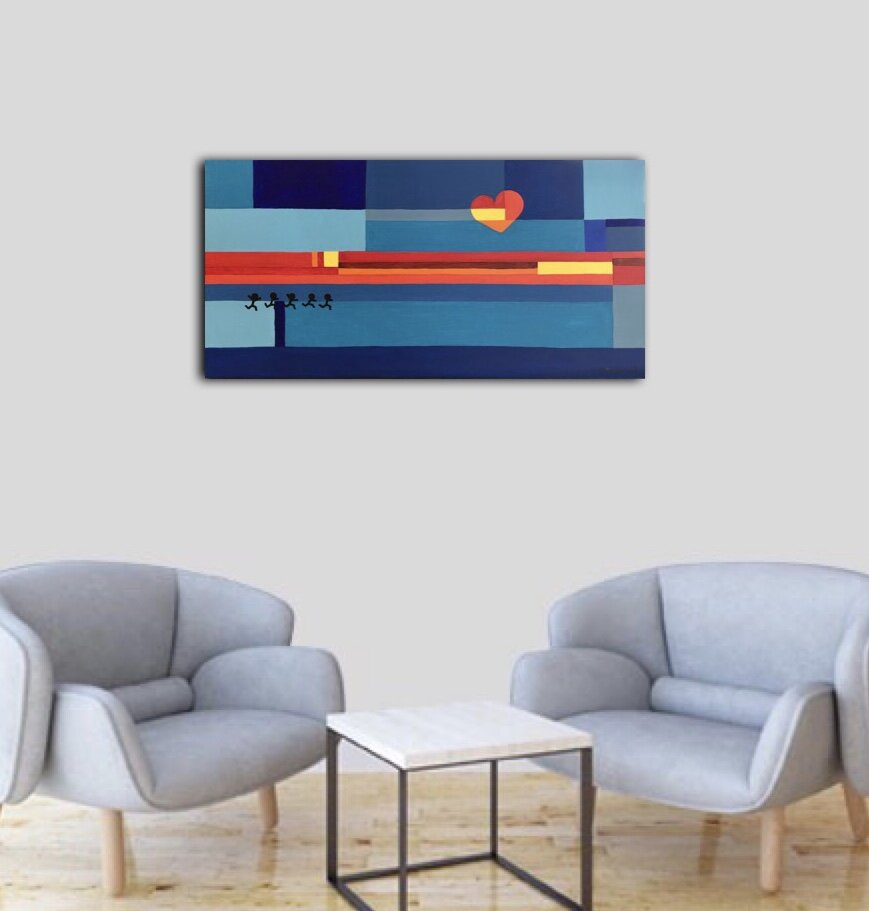 «&nbsp;QUEST FOR LOVE&nbsp;» signed original painting