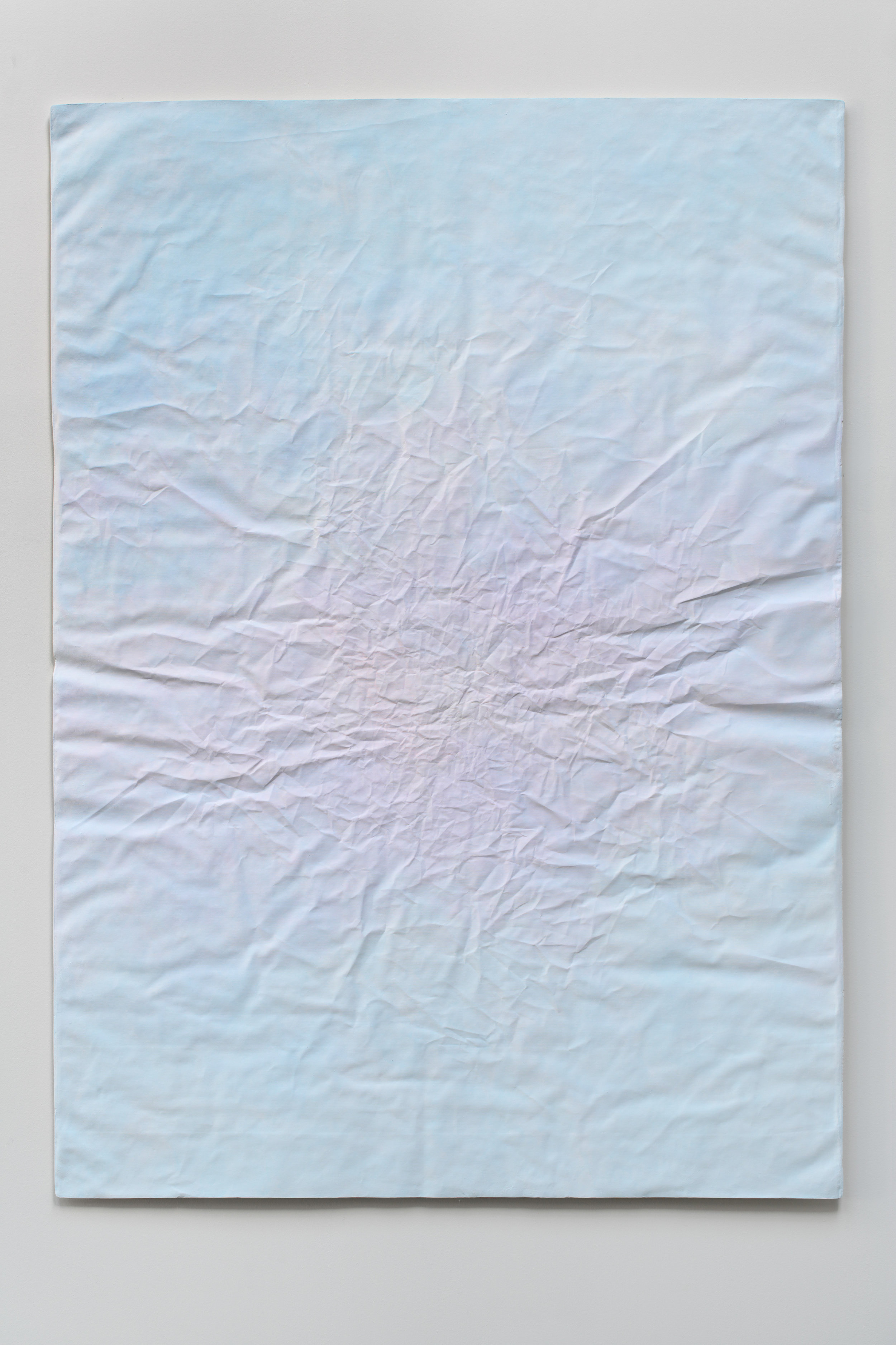  Jiří Matějů,  White Surface (First Meeting Place, Second Meeting Place) , 2015, mixed media and pigments on canvas, 220 x 160 cm  