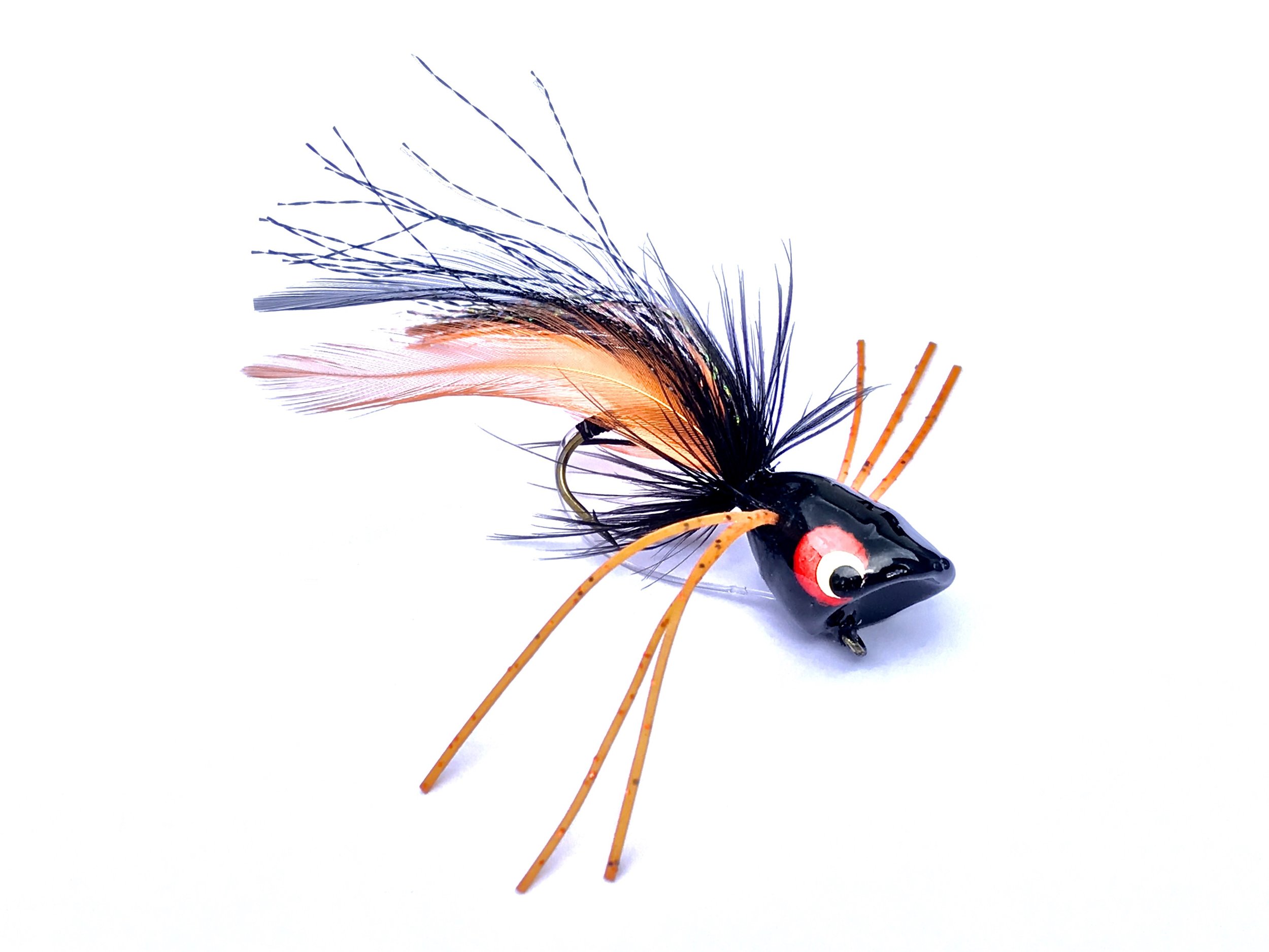 Hard Popper Black Orange