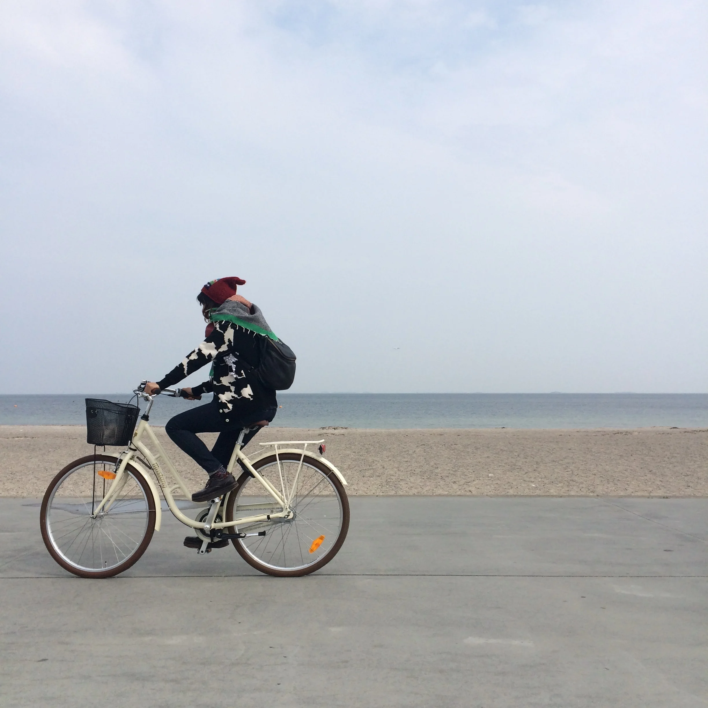 kay wong on bike