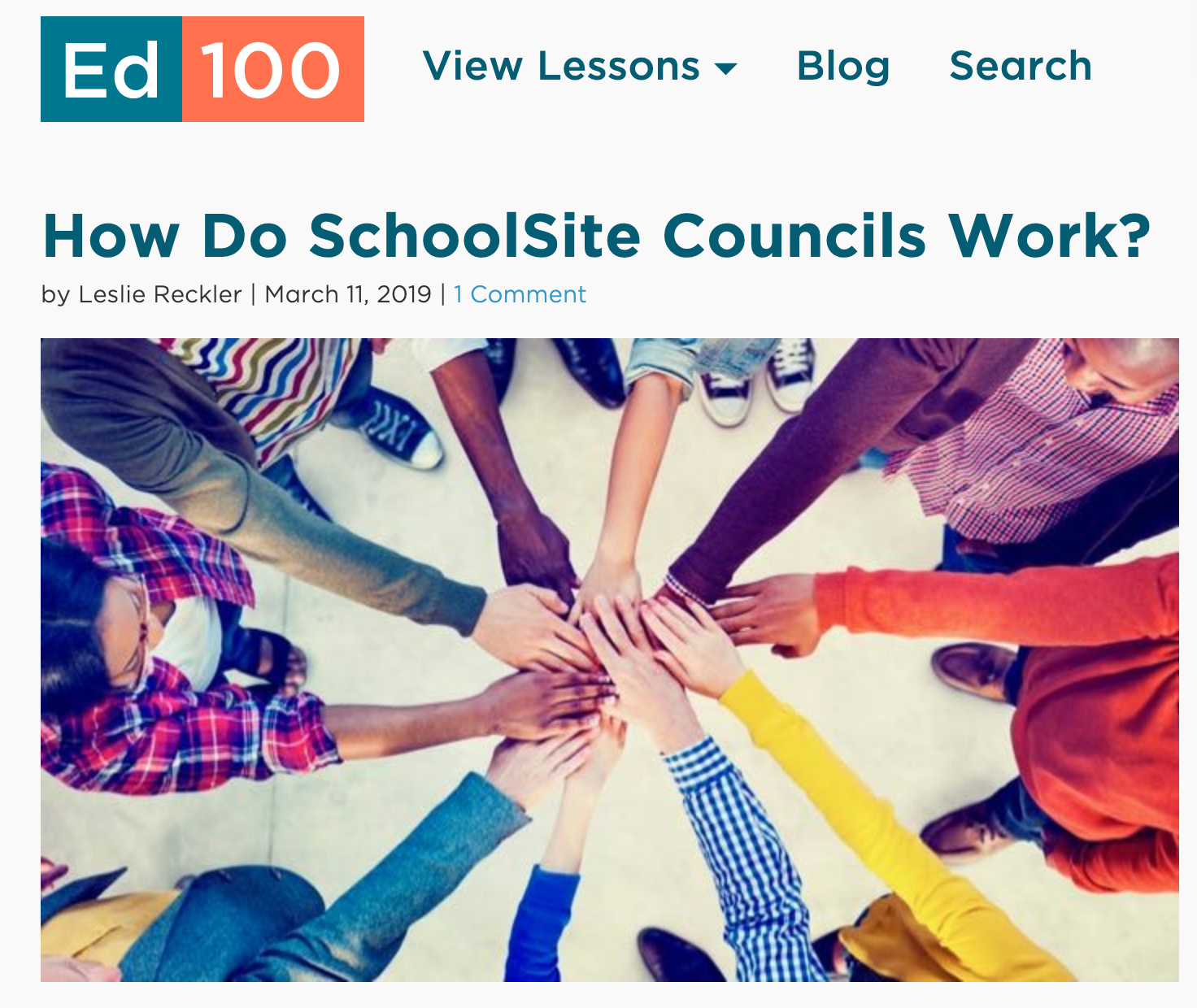 View this ed100.org lesson: https://ed100.org/blog/school-site-councils .