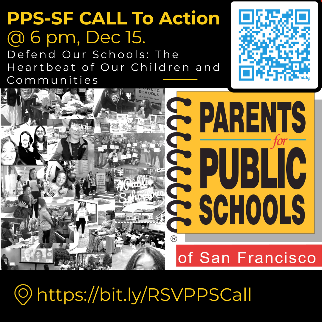 PPS-SF Call to Action: Defend Our Schools