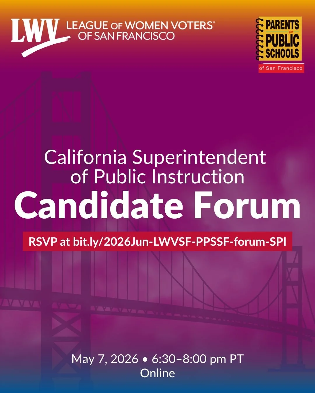 California Superintendent of Public Instruction Candidate Forum (Non-Partisan)
