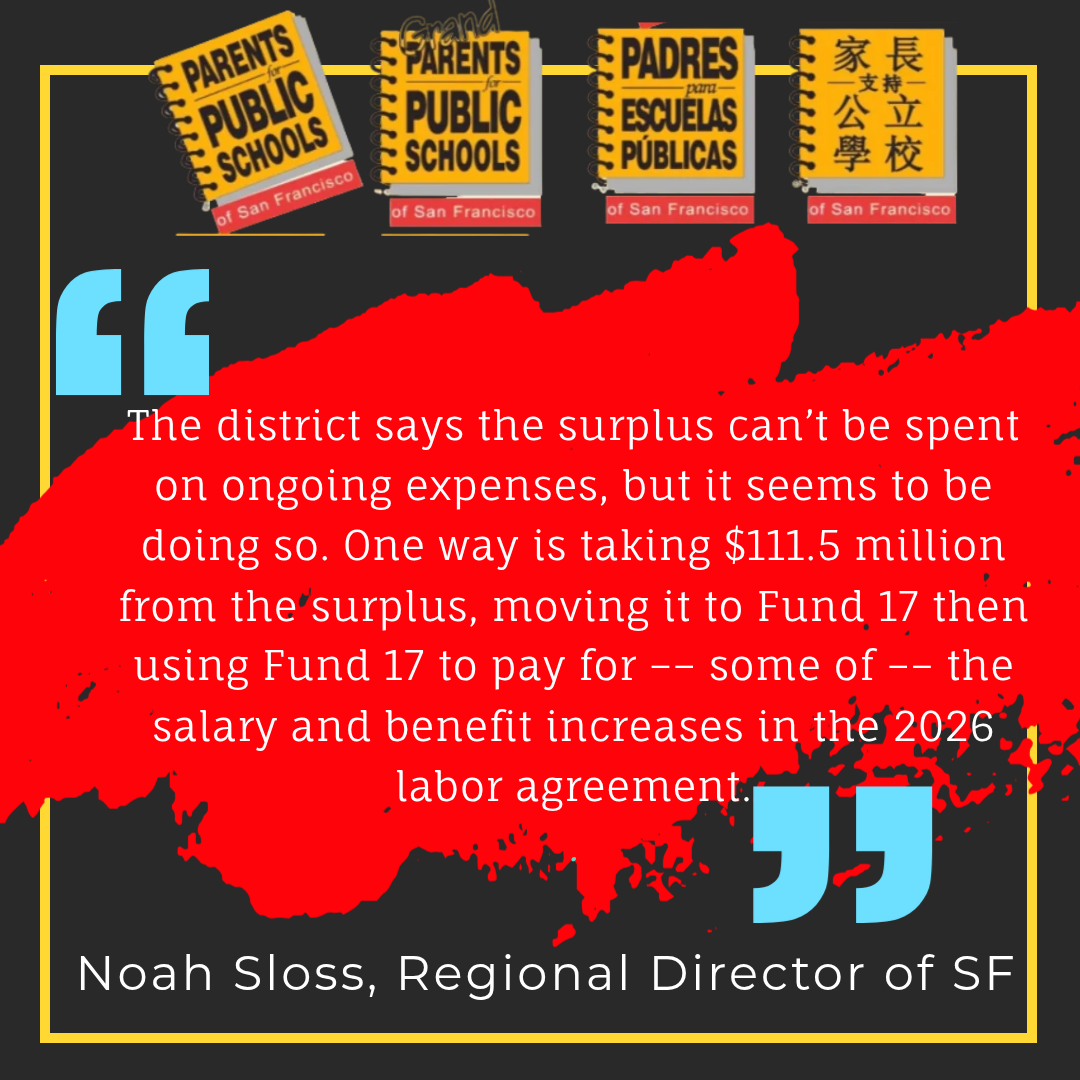 2026 Labor Agreement and SFUSD budget surpluses