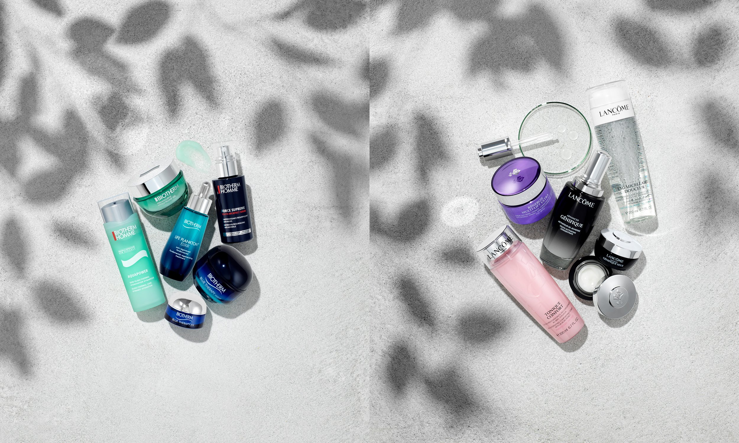 Campaign for Loreal. Cosmetics, Beauty and skincare Photography