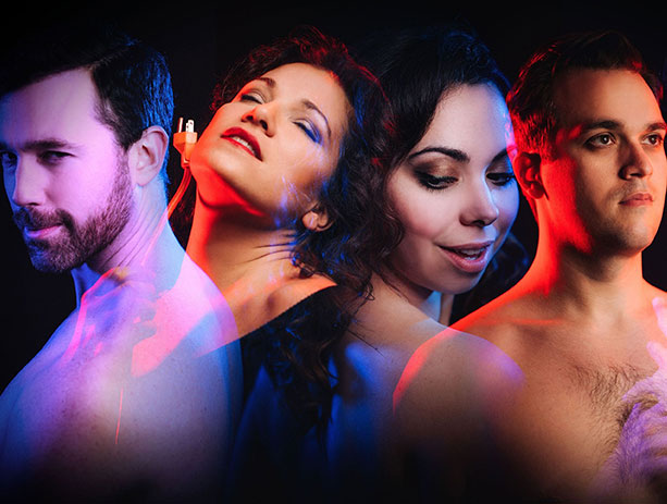 L-R: Wes Mason, Danielle Pastin, Eliza Bonet, Samuel Levine; Photo: Jason Lee Denton