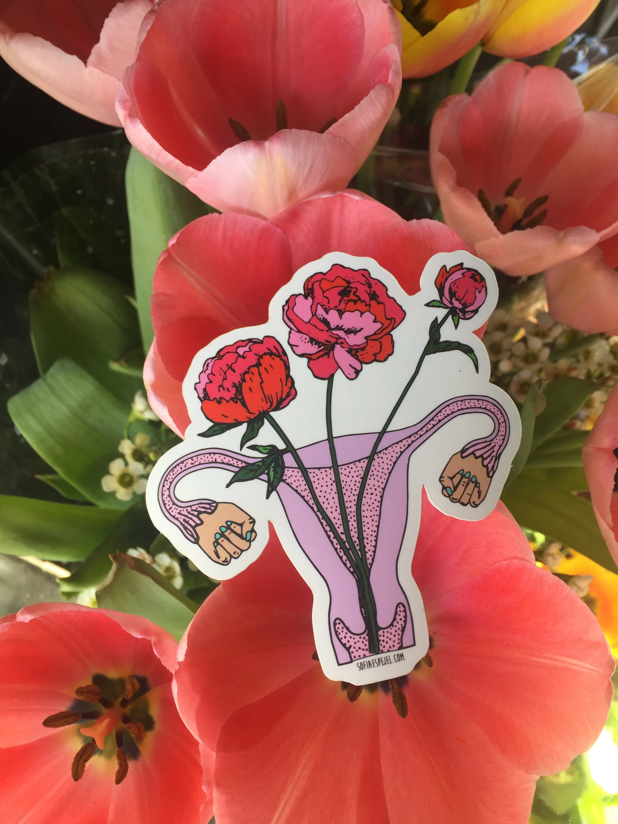 Pink Strength Sticker