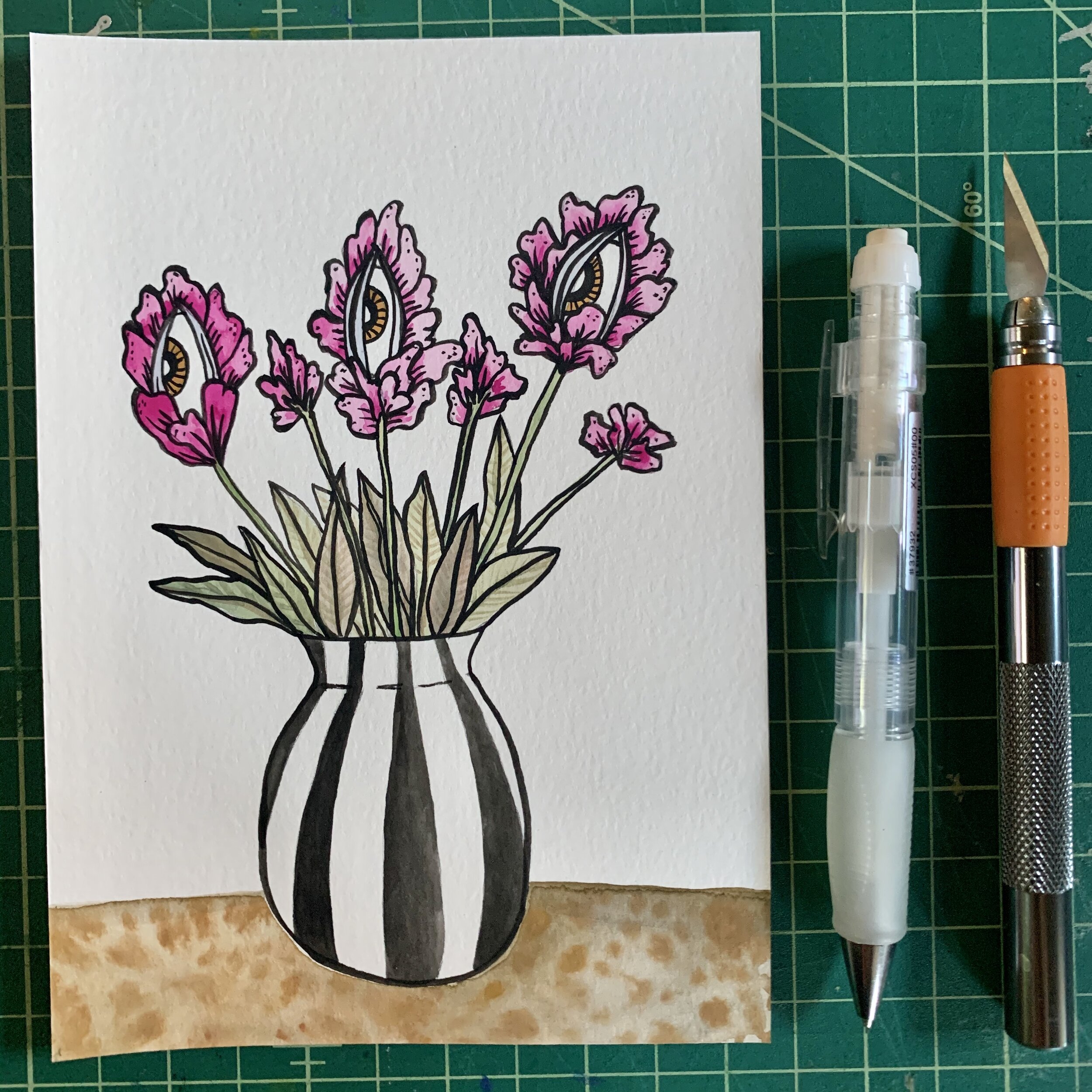 Striped Vase • Lurkers