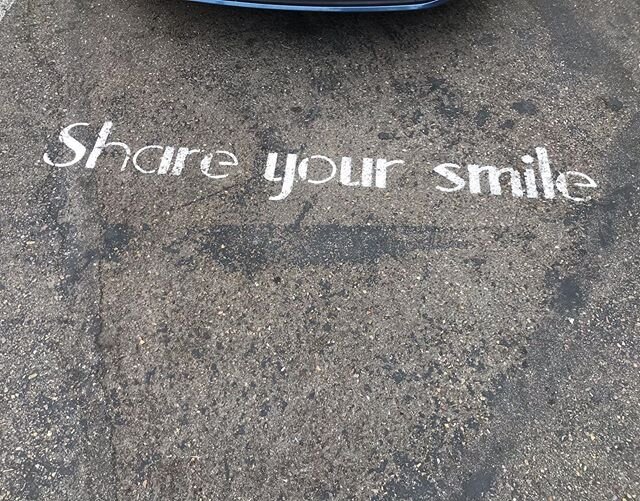 Share your smile. Pretty simple action for big impact. Ever feel like emotions are contagious? Well, you're not just imagining it...you really do have the power to spread and receive joy and good vibes from people you pass along the way. So when you 