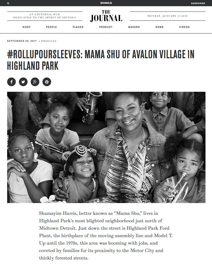 Interview with Mama Shu of Avalon Village in Detroit