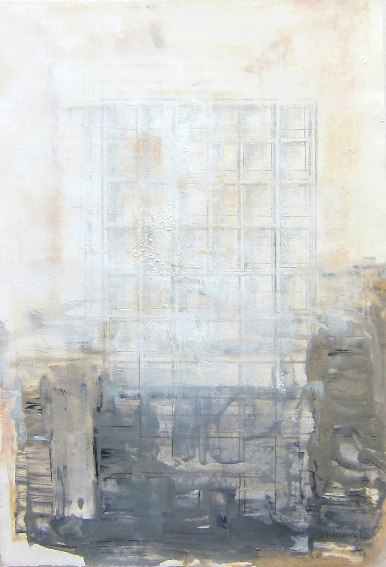 Memory gate, 2013 mixed media on paper 22x15"