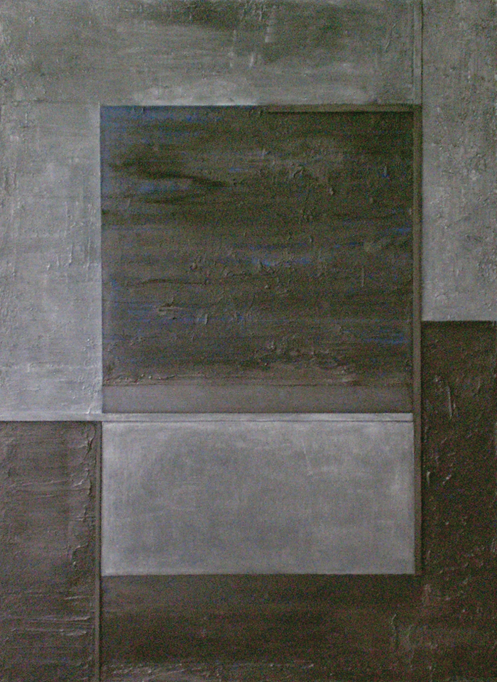 Open space, 2008 oil, mixed media on canvas 48x36" 