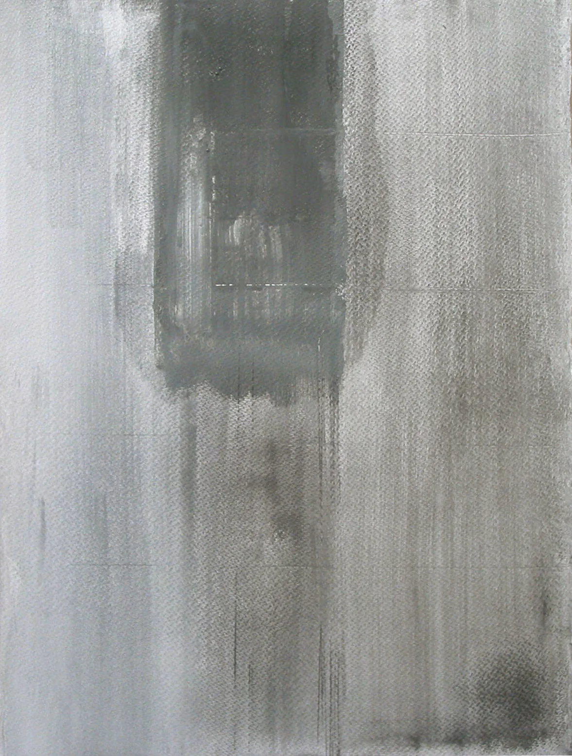 Vertical space, 2007 graphite on paper, 40x28”