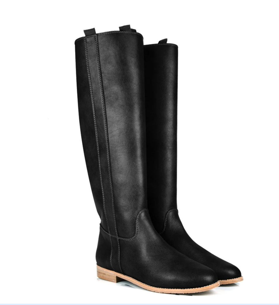 vegan knee high winter boots