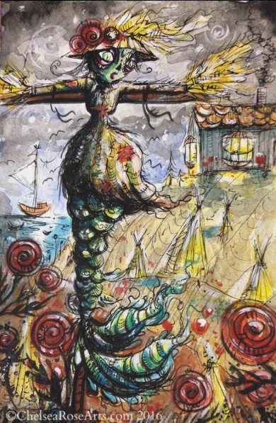 Scarecrow Mermaid