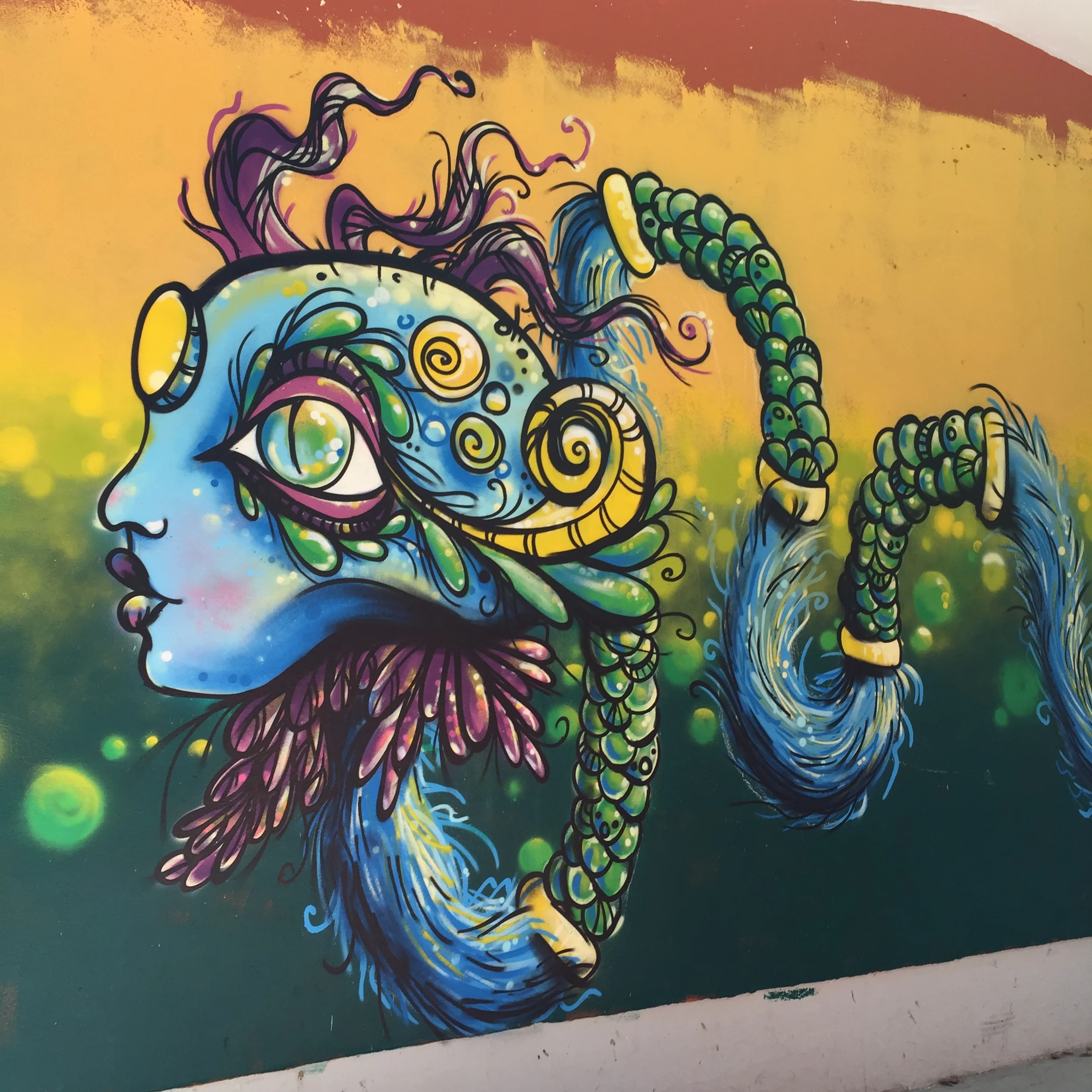 Kukulkan Feathered Serpent - primary school in Akumal Mexico 2018