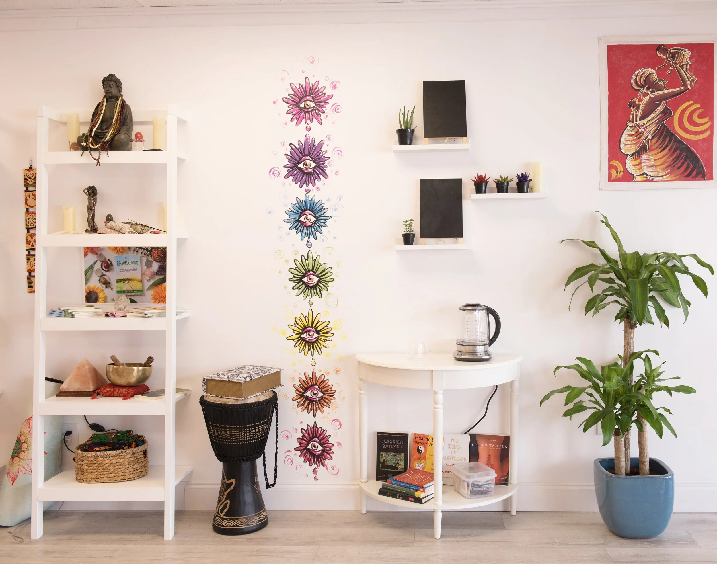 Chakra Flowers - NeNe Femhealth, Miami Florida 2018