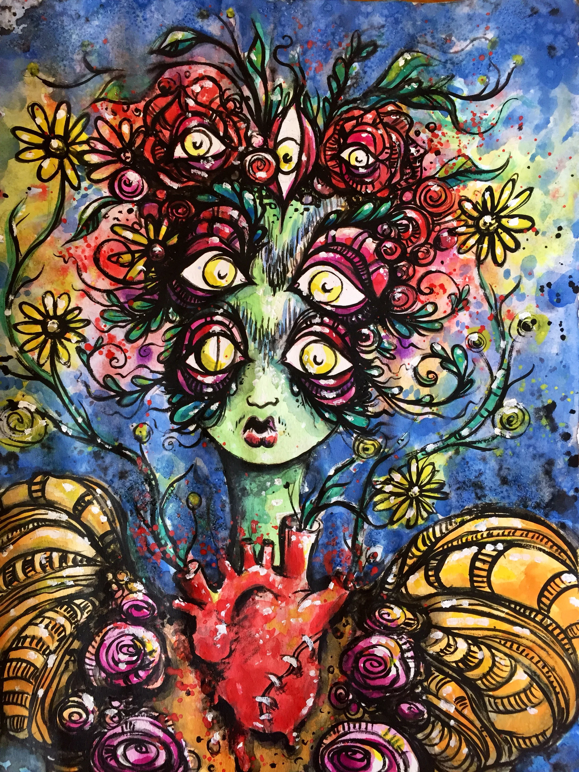 Existential Goddess - Frida Kahlo tribute