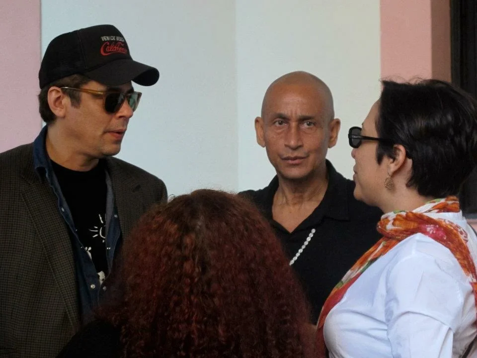 Benicio Del Toro, Juan Fernández & Lorelay Castillo - Cuban Film Festival