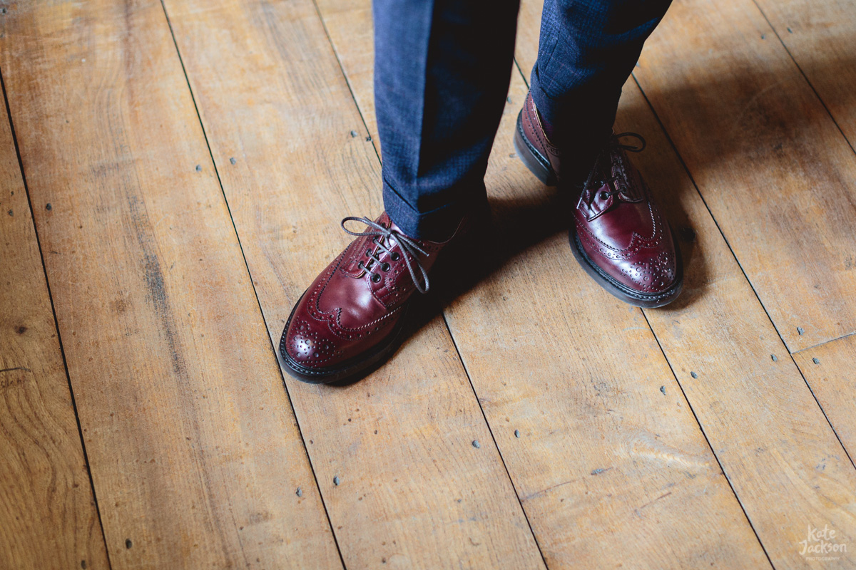 Trickers brogues | Funky Grooms Wedding Shoes - Blackfriars Priory Gloucester