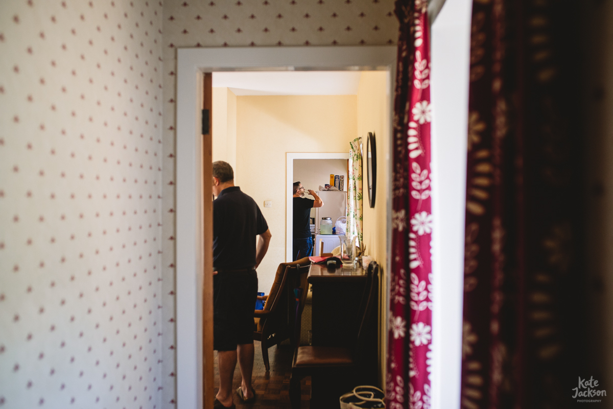 Bride Prep at Fun Festival Wedding Barn Glasgow | Kate Jackson Photography