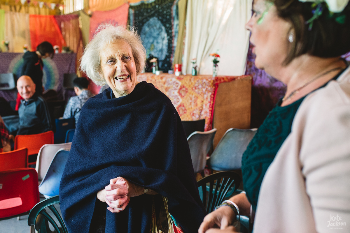 Smiles from family at DIY Festival Wedding at Knockengorroch | Kate Jackson Photography