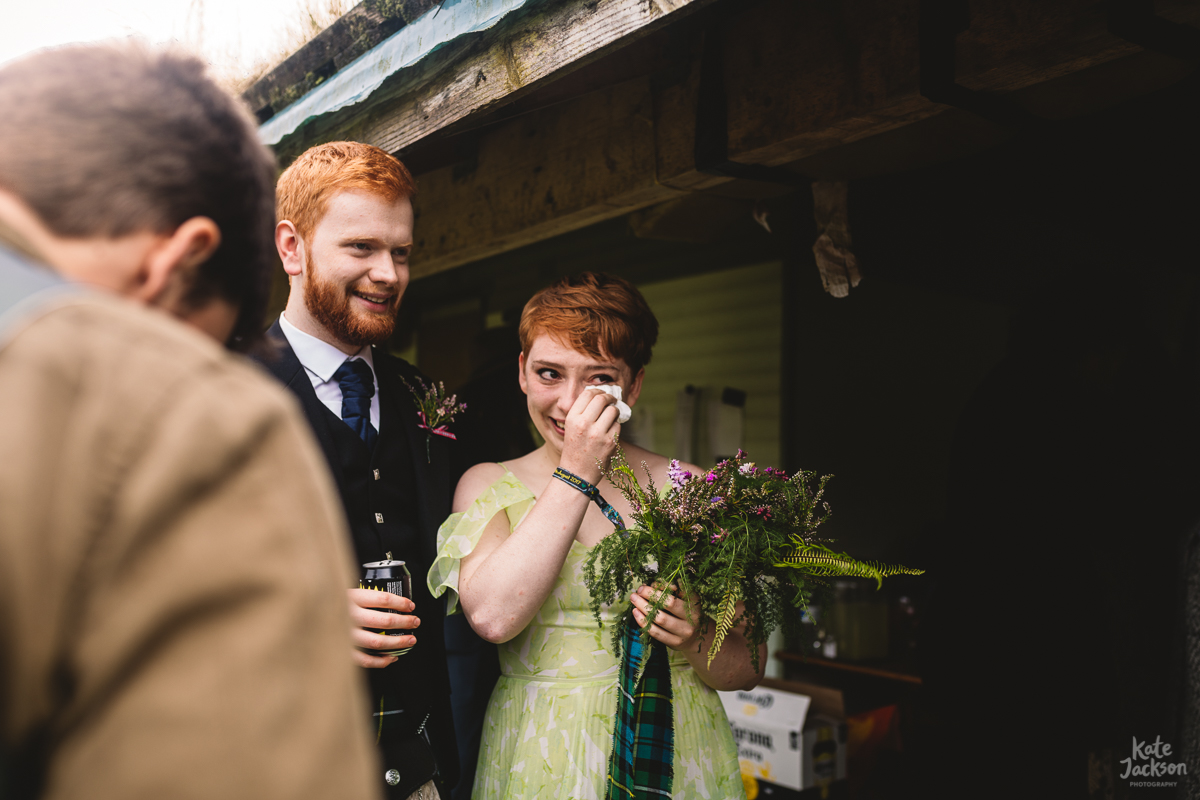 Bridesmaid at DIY Festival Wedding in Scotland | Kate Jackson Photography