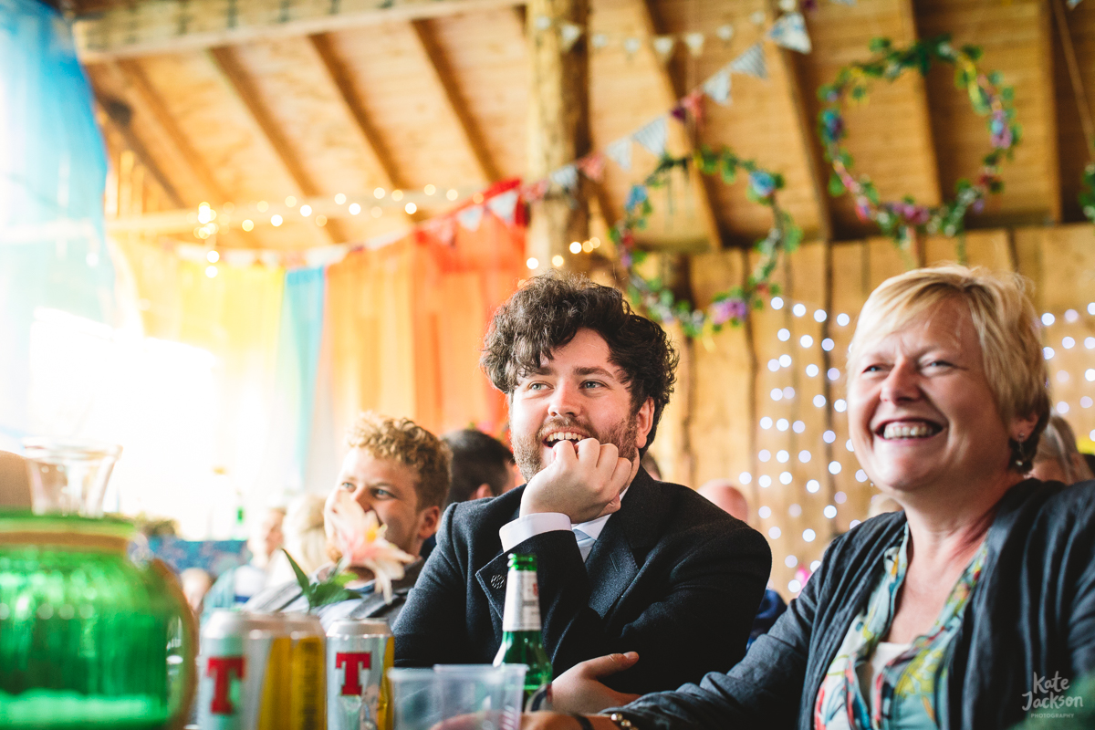 Wedding Speeches at DIY Festival at Knockengorroch | Kate Jackson Photography