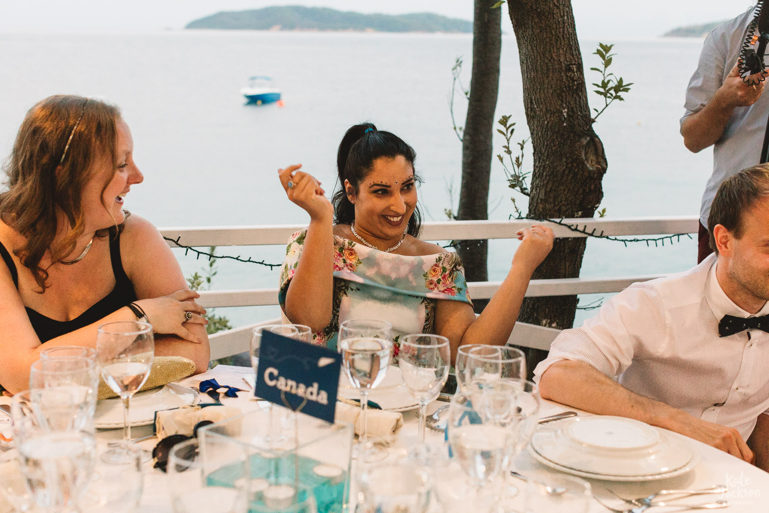 Wedding Overlooking the Sea Relaxed Destination Photography