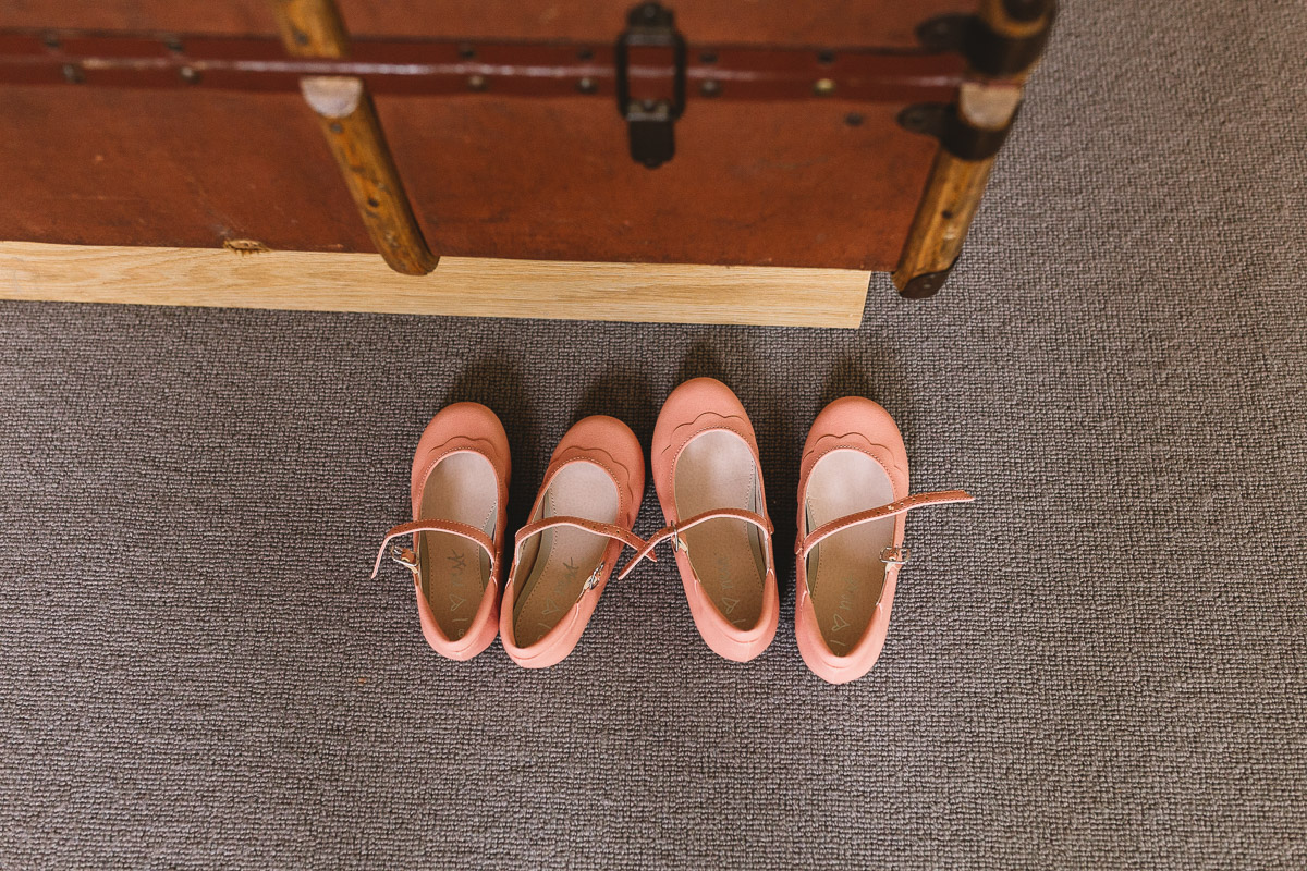 Flower Girl Shoes at Rustic Hyde Barn