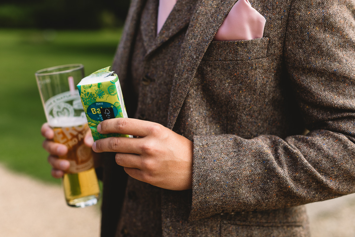 Tissues just in case | Hyde Barn Wedding Photographer