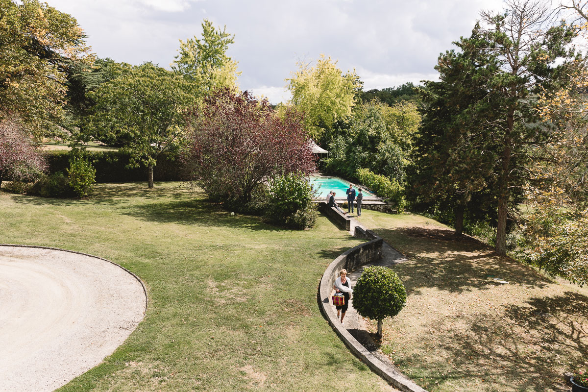Rustic grounds of Chateau Lasfargues Wedding Venue