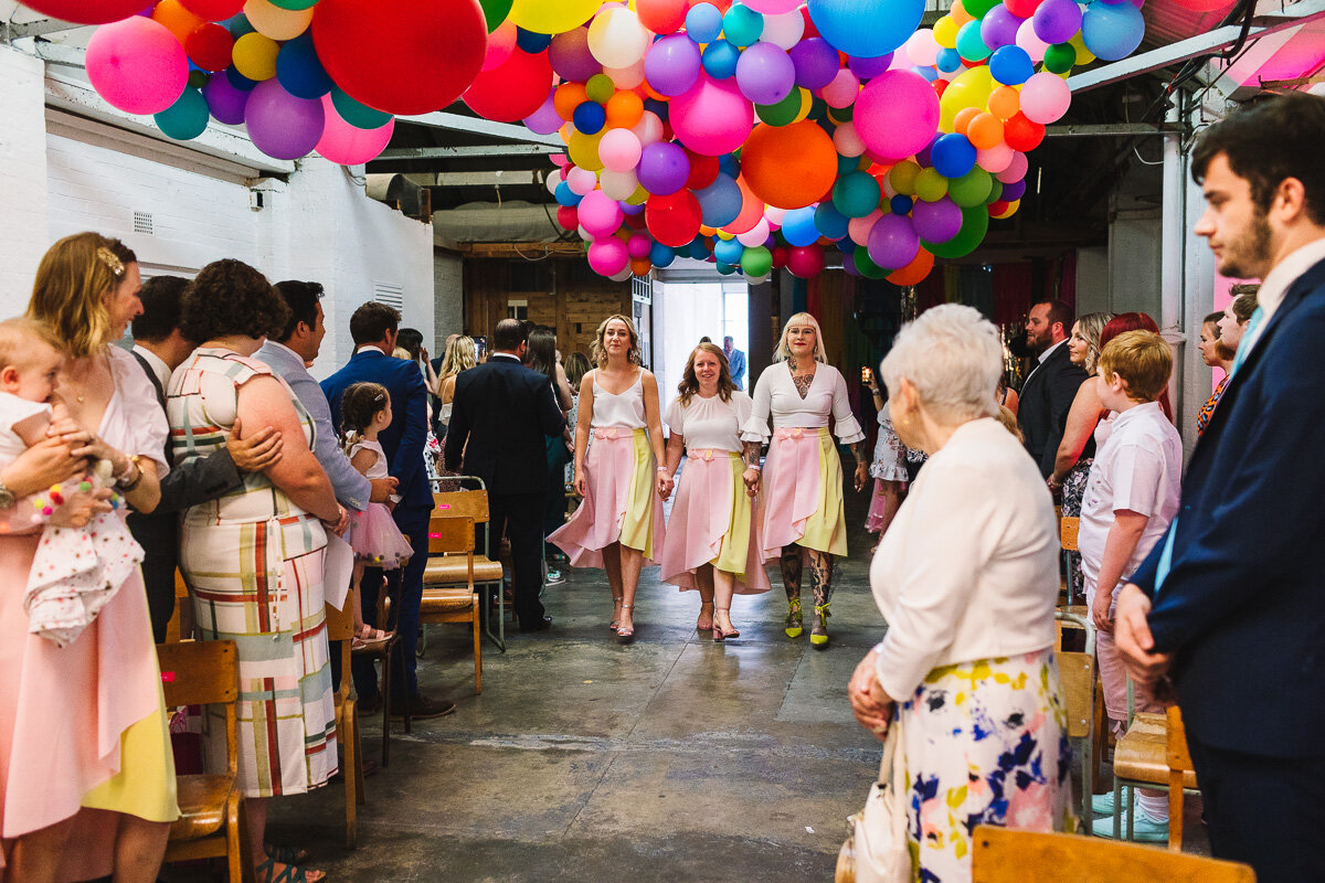 Colourful London Warehouse Wedding With Balloons-22.jpg
