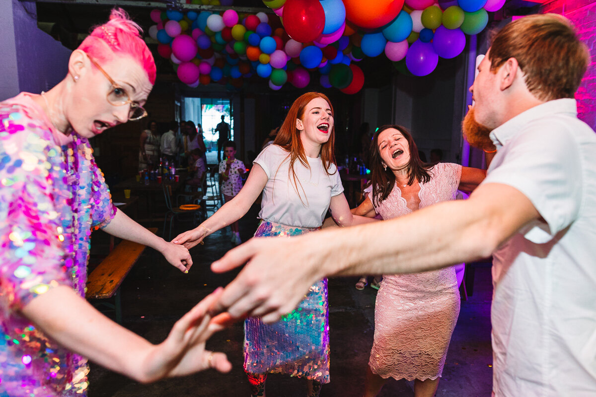 Colourful London Warehouse Wedding With Balloons-127.jpg