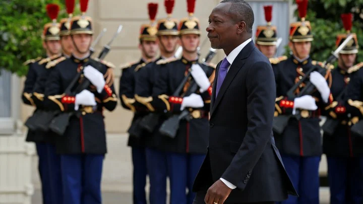 Photo of Benin’s President Patrice Talon by Benoit Tessier (Reuters)