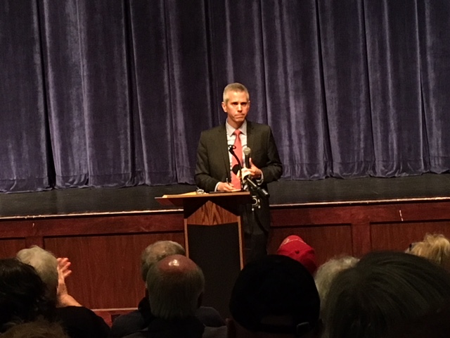 NY-22 Minute: Brindisi Directly Addresses Impeachment Concerns at New Hartford Town Hall By Luke Perry