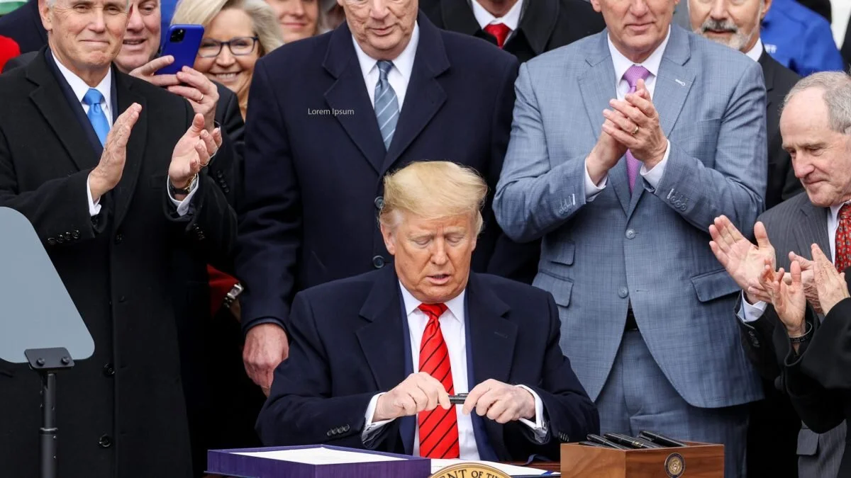 President Trump signs USMCA By Phillip A. Howard