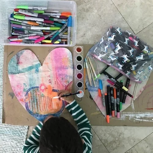 Making Heart Pillows