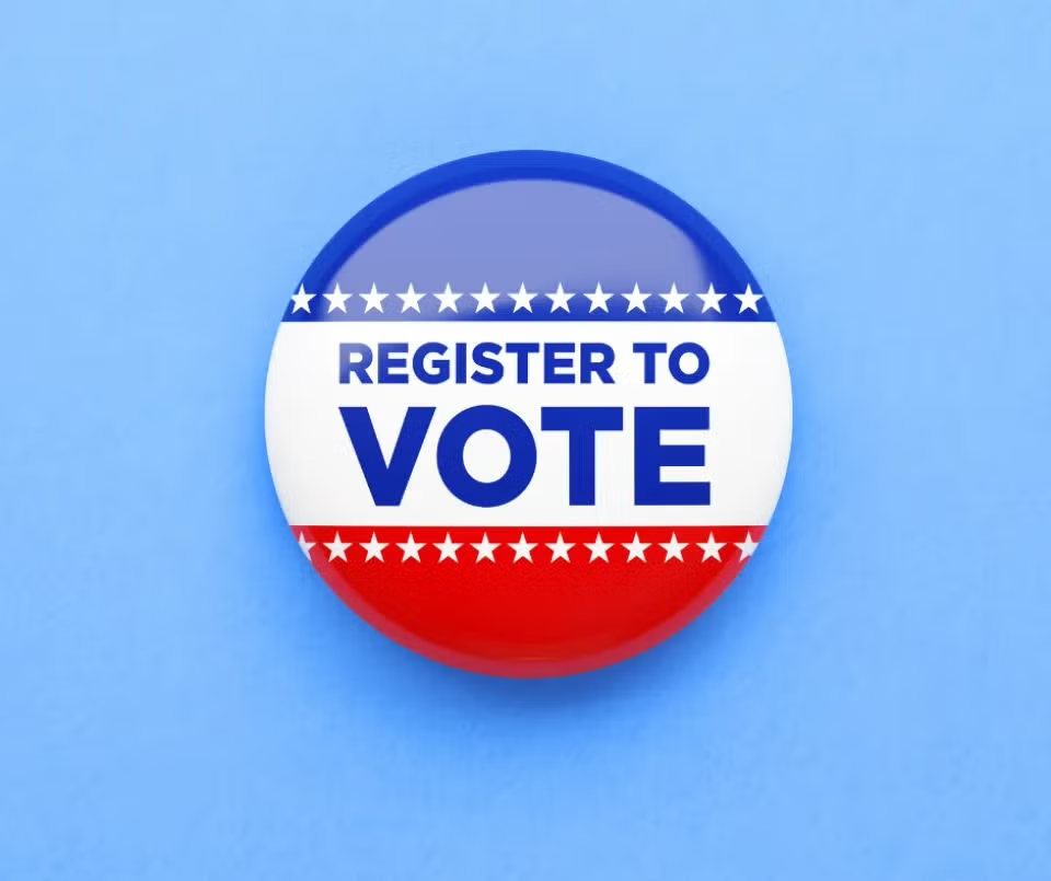 LAST DAY to Register to Vote (Nov Election)