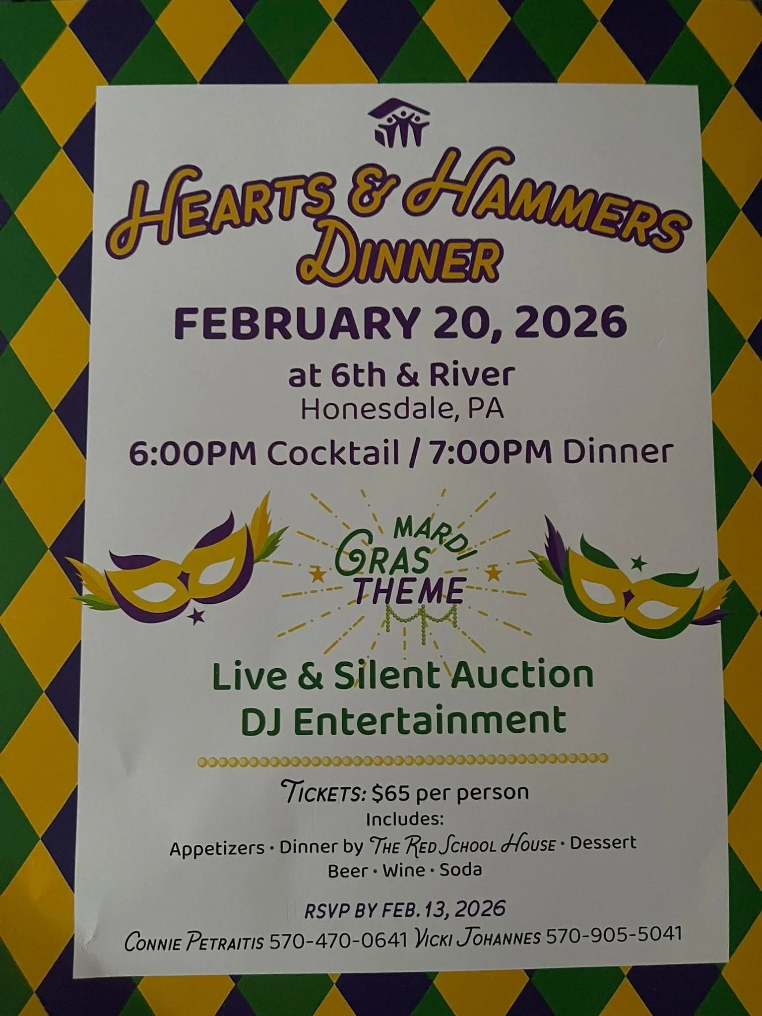 Hearts &amp; Hammers Dinner