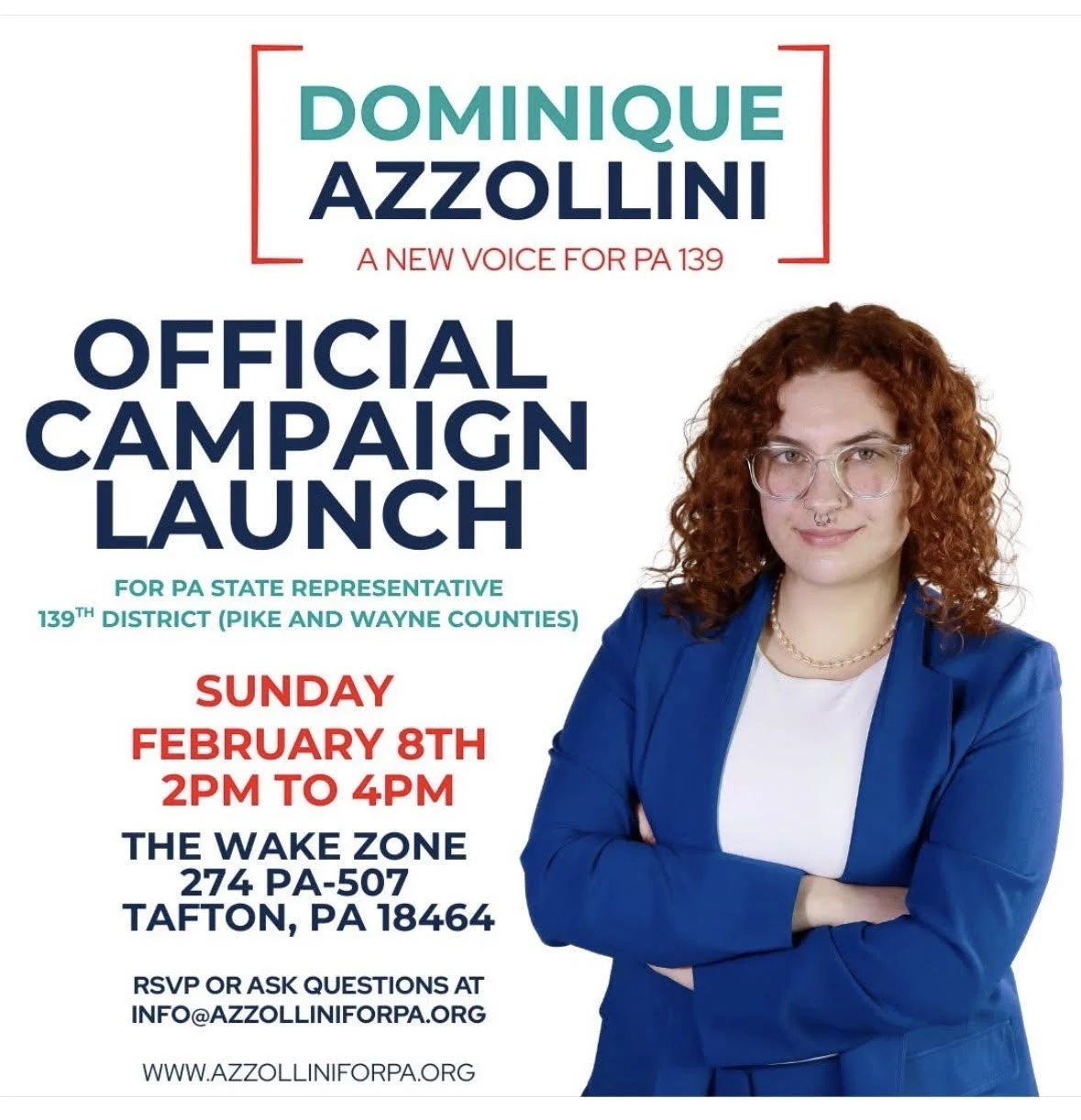 Campaign Launch for Dominique Azzollini