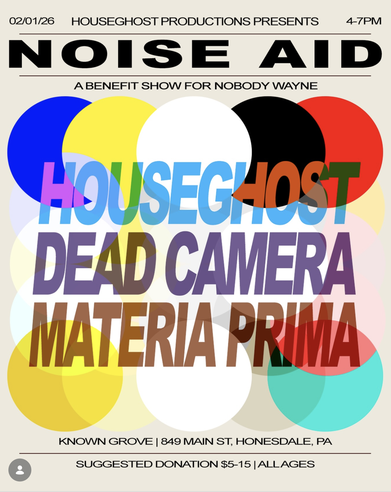NOISE AID Benefit Show